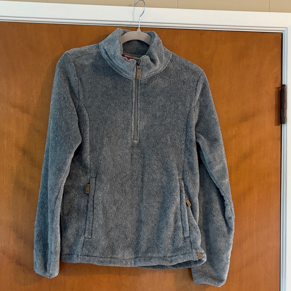Gerry  grey fleece 3/4 zip size women small, super soft only worn once